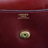 Hermes Rio pouch in burgundy box leather - Detail D3 thumbnail