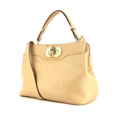 Bolso de mano Isabella Rossellini en cuero