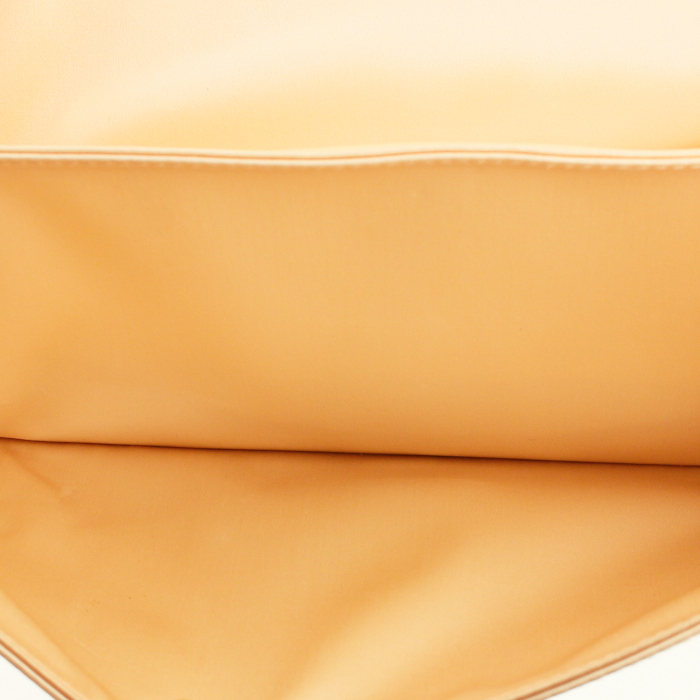 Bolso de mano en charol bicolor negro y blanco - Detail D3