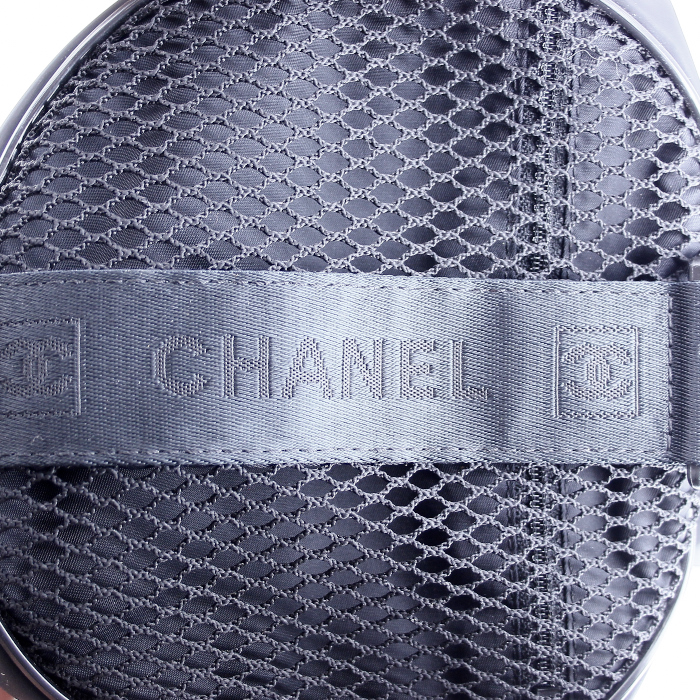 Chanel sac de sport en toile noire - Detail D3