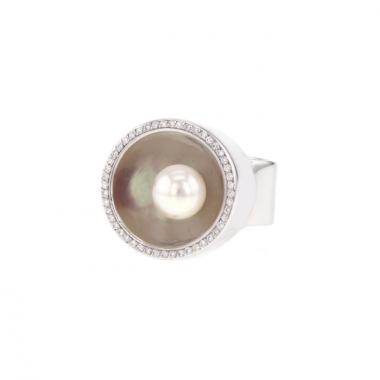 Anello Dinh Van Osmose in oro bianco