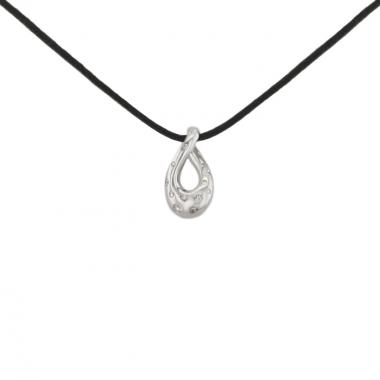 Ciondolo Fred Sinueuse in oro bianco e in diamanti