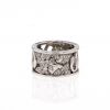 Van Der Bauwede white gold and diamonds Lierre ring - 360 thumbnail