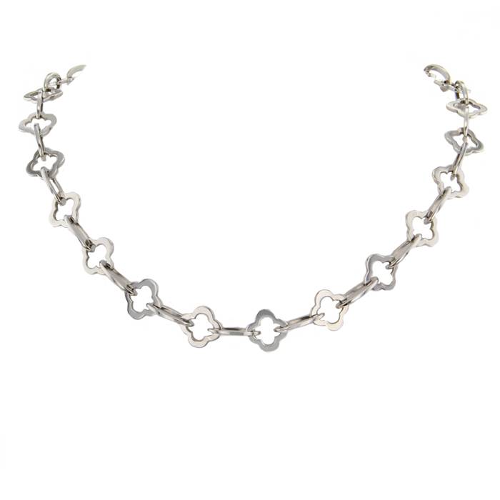 Byzantine necklace deals white gold