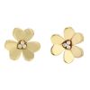 Van Cleef and Arpels pair of yellow gold and diamonds Frivole large model earrings - 00pp thumbnail
