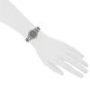 Reloj de pulsera para mujer Hermes Clipper - Wristlet Watch de acero - Detail D1 thumbnail