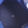 Borsa Hermes Picotin modello medio in pelle togo blu scuro - Detail D2 thumbnail