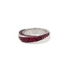 Mauboussin white gold and rubies Serpentine ring - 00pp thumbnail