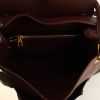 Louis Vuitton Olympe Bag in monogram canvas and burgundy leather - Detail D2 thumbnail