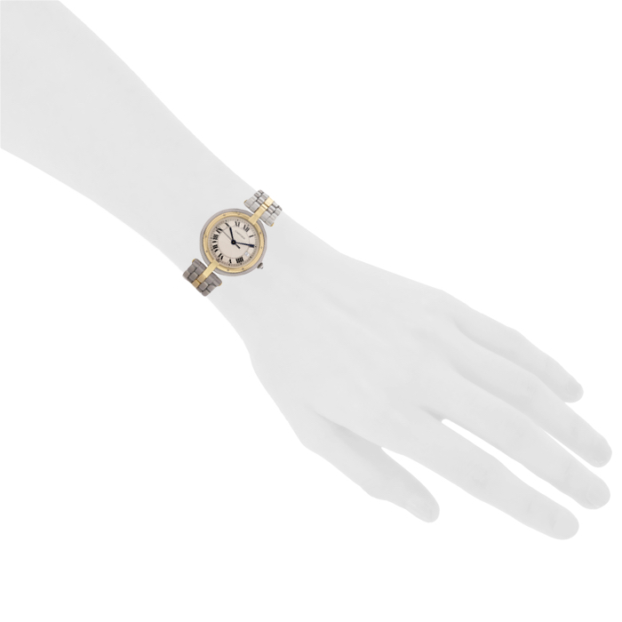 Reloj Cartier Panthère Vendôme de oro y acero - Detail D1