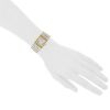 Chanel Mademoiselle in yellow gold lady's watch and pearls Circa 1990 - Detail D1 thumbnail