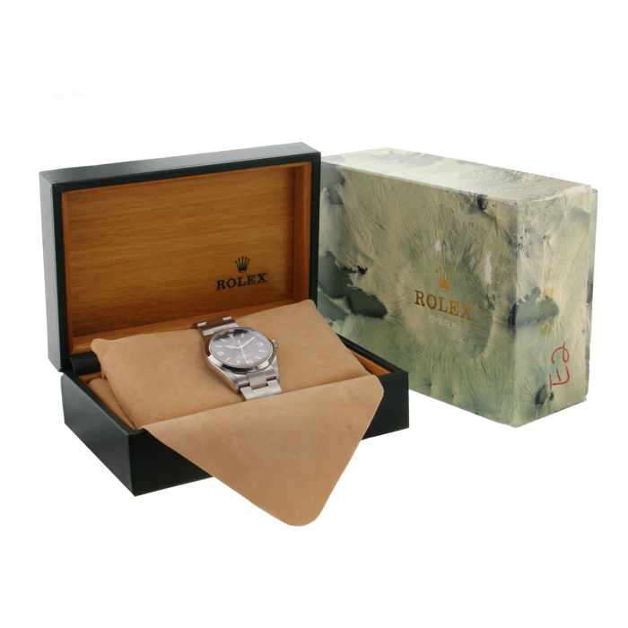 Reloj de pulsera para hombre Rolex Explorer de acero ref.  14270 - Detail D2