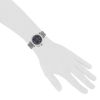 Reloj de pulsera Cartier Pasha de acero ref.  2475 - Detail D1 thumbnail