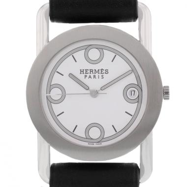 Hermès Étrier stainless steel wristwatch Ref : BR1.710 Circa 2010 