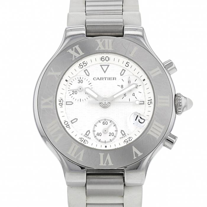 Cartier 21 Chronoscaph Wrist Watch 277648 Collector Square