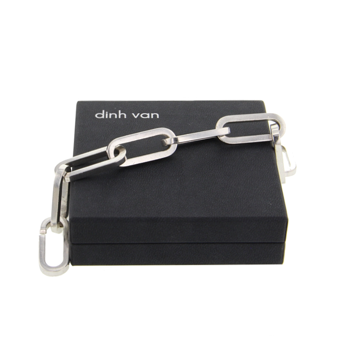 Dinh Van silver Mailons large model bracelet