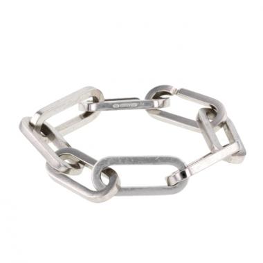 Dinh Van silver Mailons large model bracelet