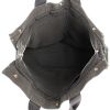Hermes handbag in anthracite grey canvas - Detail D2 thumbnail