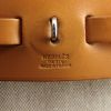 Bolso de mano Hermes Herbag modelo grande en lona beige y cuero natural - Detail D5 thumbnail