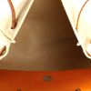 Hermes Herbag shopping bag in beige canvas and natural leather - Detail D3 thumbnail