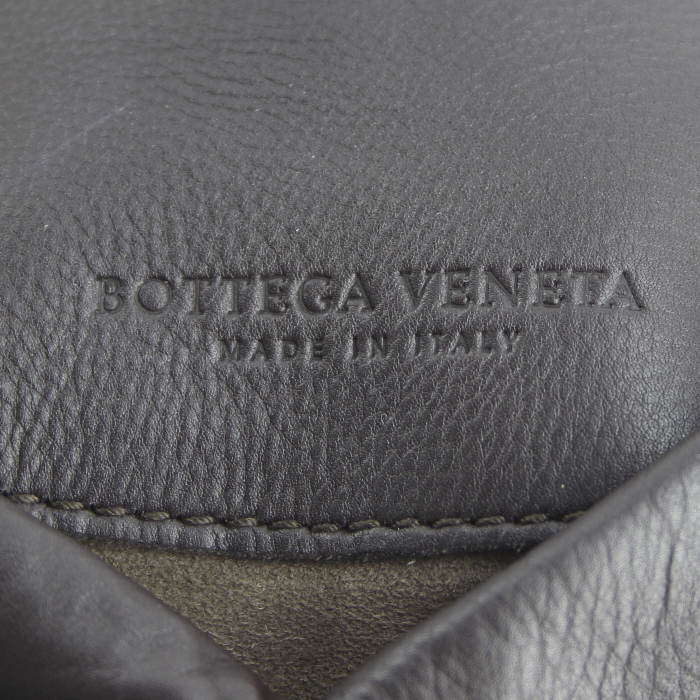 Shopping bag Bottega Veneta in pelle marrone - Detail D4