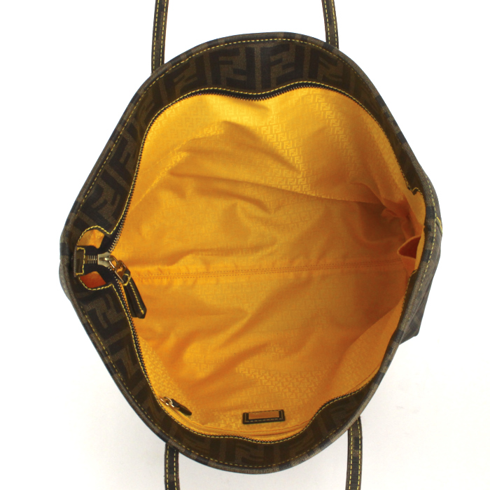 Borsa in tela monogram marrone - Detail D2