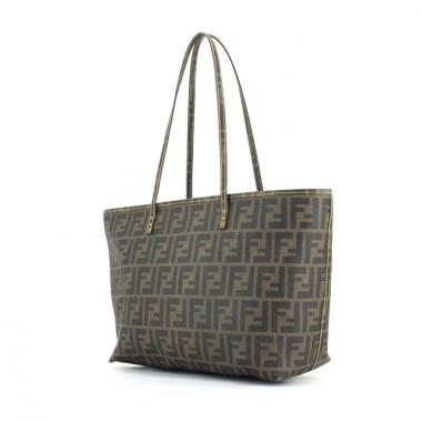 Sac à main Fendi en toile monogram marron