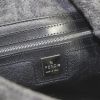 Fendi handbag in grey whool and black leather - Detail D3 thumbnail