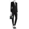 Borsa Dior modello piccolo in tela cannage nera - Detail D1 thumbnail