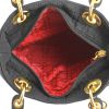 Bolso de mano Dior modelo pequeño en lona cannage negra - Detail D2 thumbnail
