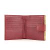 Gucci Eclipse wallet in beige monogram canvas and raspberry pink leather - Detail D2 thumbnail