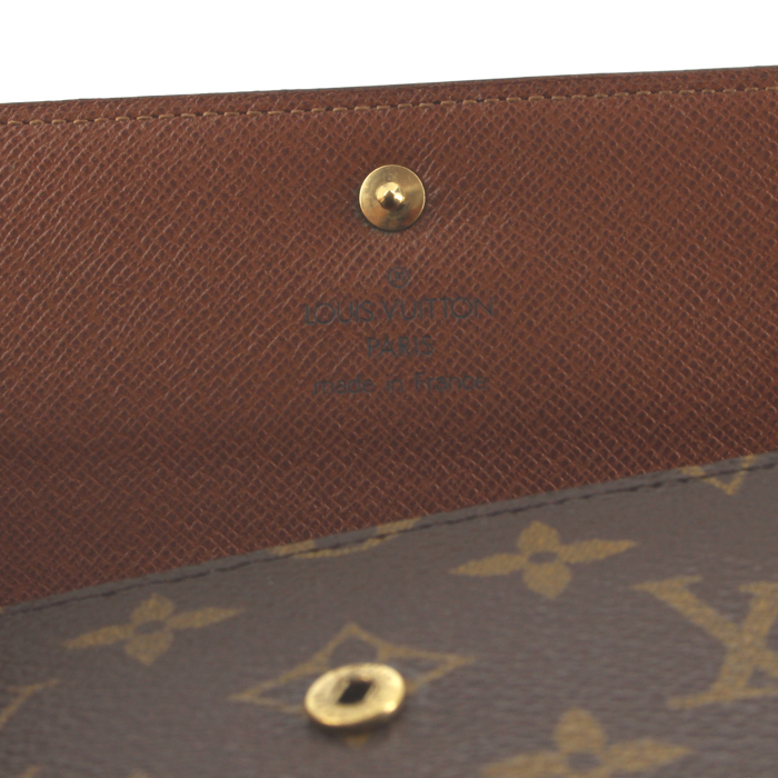 Billetera Louis Vuitton en lona Monogram - Detail D2
