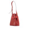 Louis Vuitton sac porté épaule Sac d'épaule en cuir épi rouge - 00pp thumbnail