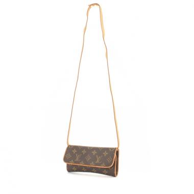 Borsa/pochette Louis Vuitton Fiorentine in tela monogram e pelle naturale