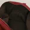 Yves Saint Laurent Easy medium model handbag in red leather - Detail D4 thumbnail