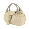 Fendi Spy handbag in white grained leather - 00pp thumbnail
