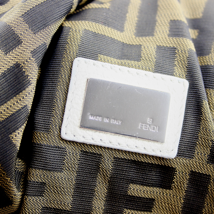 Borsa Spy in pelle martellata bianca - Detail D3