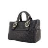 Celine handbag in dark blue leather - 00pp thumbnail