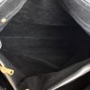Yves Saint Laurent Muse Two large model handbag in patent leather and black suede - Detail D3 thumbnail