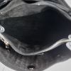 Sac à main Yves Saint Laurent Muse Two petit modèle en cuir vernis matelassé noir et toile noire - Detail D3 thumbnail