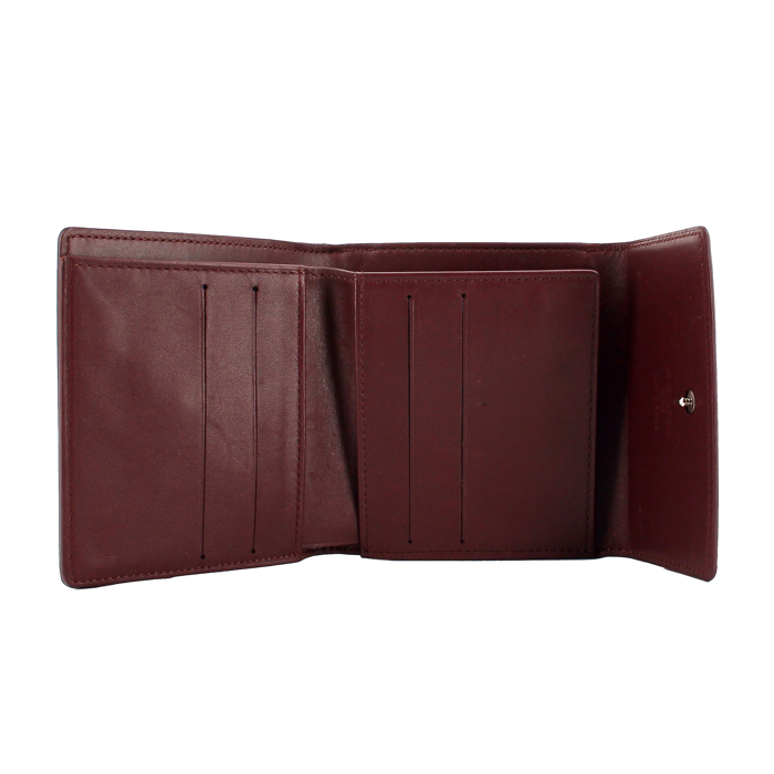 Louis Vuitton Elise Wallet in purple monogram leather - Detail D2