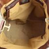 Fendi handbag in monogram canvas and brown leather - Detail D2 thumbnail