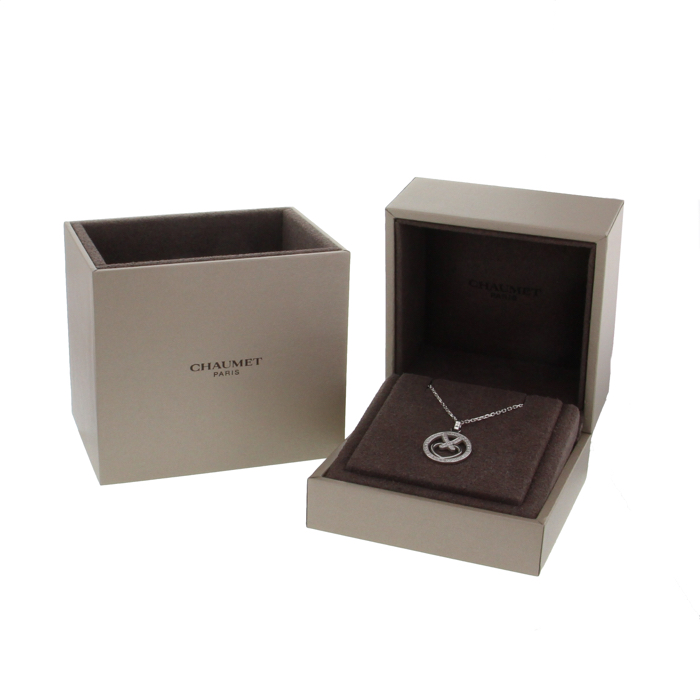 Ciondolo Chaumet Lien in oro bianco - Detail D2