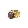 Van Der Bauwede yellow gold and amethyst Lierre ring - 00pp thumbnail