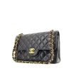 Chanel Vintage Bag in navy blue quilted leather  - 00pp thumbnail