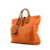 Handbag in havane brown leather - 00pp thumbnail
