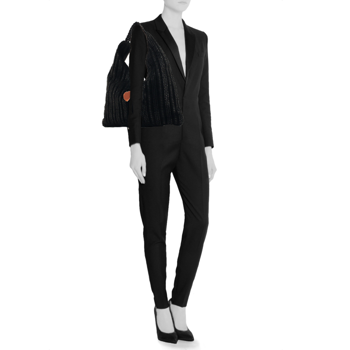 Ungaro in suede and black braided leather - Detail D1