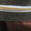 Bolso de mano Chloé en cuero negro y marrón - Detail D3 thumbnail