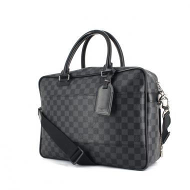 Icare leather satchel Louis Vuitton Grey in Leather - 29919240