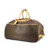 Louis Vuitton valise souple Eole en toile monogram et cuir naturel - 00pp thumbnail